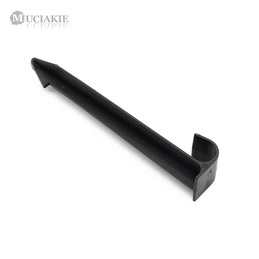 Фото Заземляющие колья MUCIAKIE DN16 C-type для полиэтиленовых труб, 10 шт., держатели трубок для капельного орошения, соединители для садовой воды №5