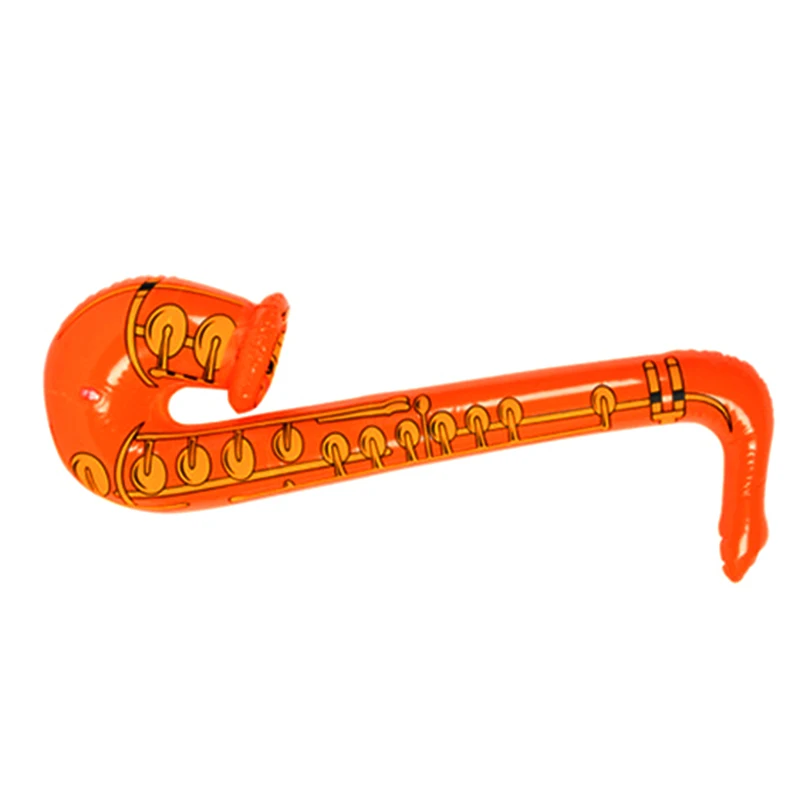 75CM Inflatable Sax Saxophone Musical Instrument Toy Fancy Dress Party Props Toys Random Color Fun Shape Kids | Игрушки и хобби