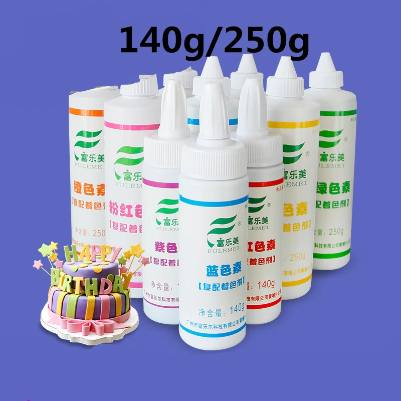 

140g/250g Pigment Baking Matte Cake Water Soluble Liquid Color Practical Chocolate Matting Pigment