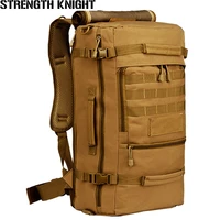 brand 50l waterproof nylon backpack military unisex mens backpacks for laptop women notebook bag backpack 14 to17 inch