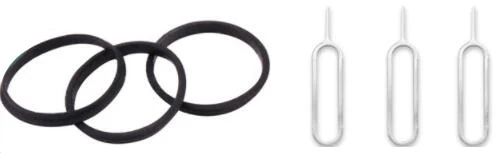 Оригинальный держатель для sim карты слот лотка водонепроницаемая резина iphone X 8 7 6s