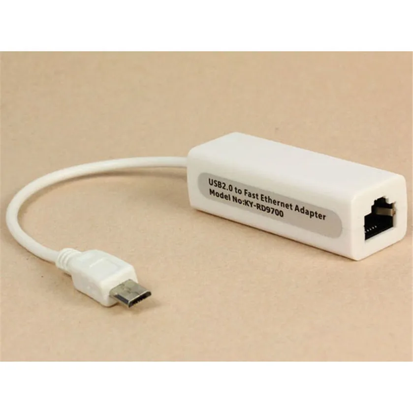 Best Price New Micro Mini 5pin USB To RJ45 10/100M Ethernet Network Adapter For SamsungTable PC | Компьютеры и офис