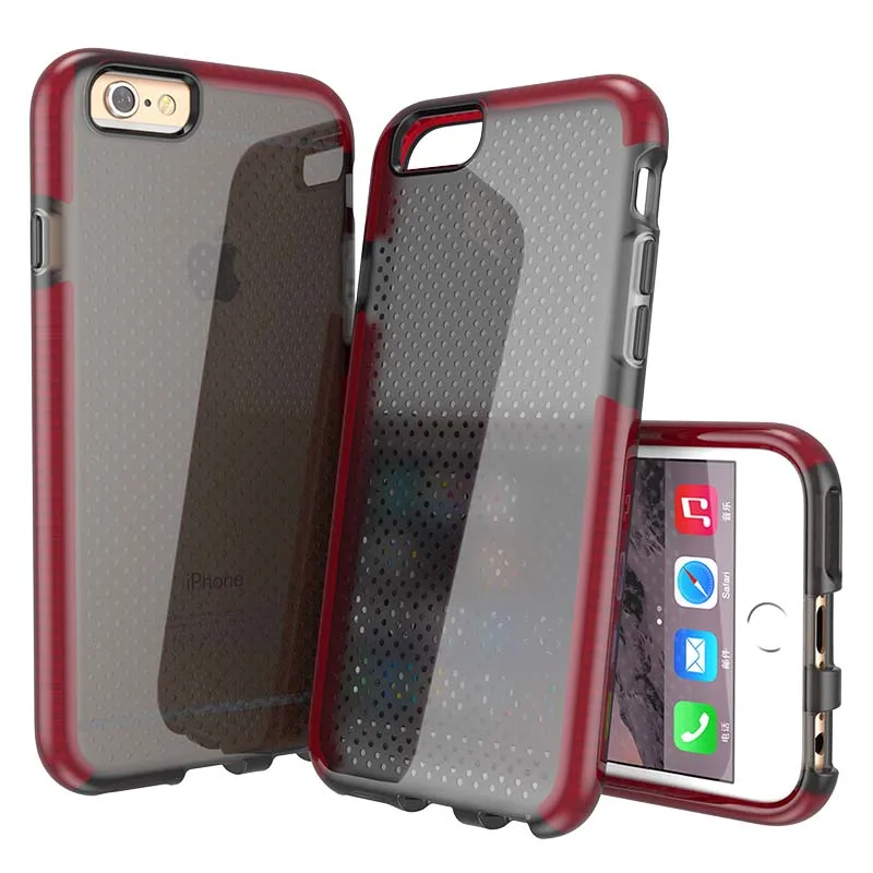 Брендовый защитный противоударный чехол-сетка для iPhone XS MAX XR 8 Plus 7, мягкий чехол из ТПУ для iPhone 11, чехол для телефона