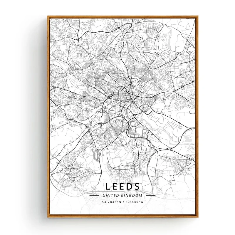 Modern Famous World City Map Istanbul Las Vegas Leeds Lima Poster Nordic Living Room Wall Art Picture Home Canvas Painting | Дом и сад