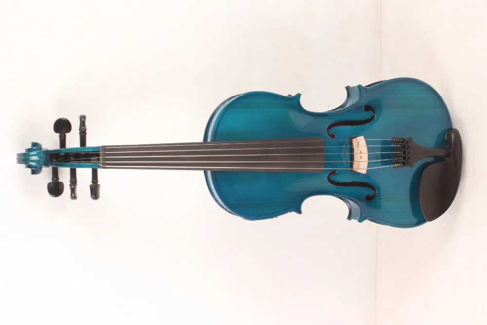 new 5-String blue 4/4 Electric Acoustic Violin color #1-2531# what do you like? | Спорт и развлечения