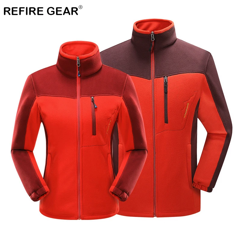 ReFire Gear зимние теплые флисовые куртки для кемпинга на открытом воздухе Мужская