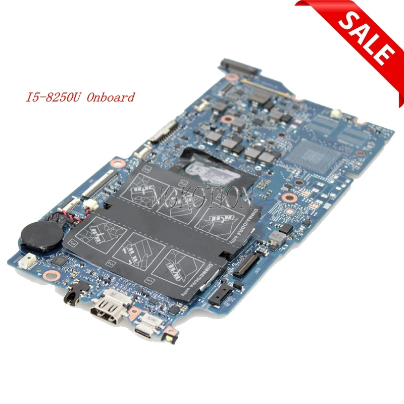 Nokotion 8X87Y 08X87Y CN для Dell original Vostro 5370 материнская плата ноутбука i5 8250U CPU DDR4|Материнские