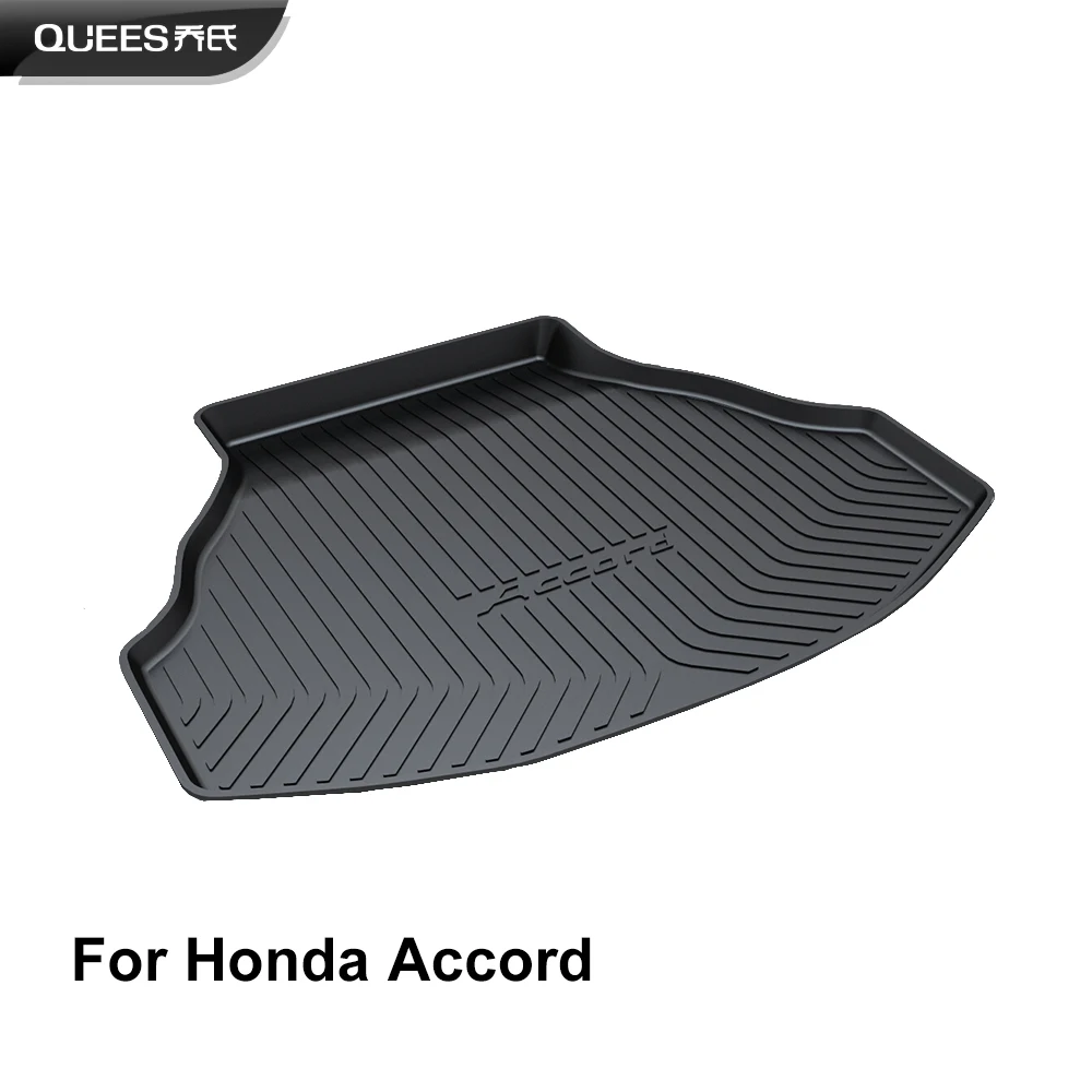 

QUEES Custom Fit Cargo Liner Carpet Tray Floor Mat for Honda Accord Sedan 9th Generation 2013 2014 2015 2016 2017
