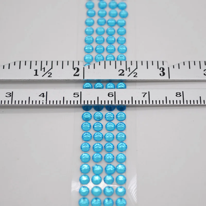 50 см/рулон самоклеющиеся Rhinestone ленты многоцветные наклейки 3 мм DIY Наклейки