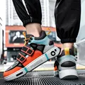 X marka moda na zewnątrz kolorowe platformy męskie buty na co dzień wygodne mikrofibry wysokiej góry mężczyźni Sneakers Zapatillas Hombre 2021