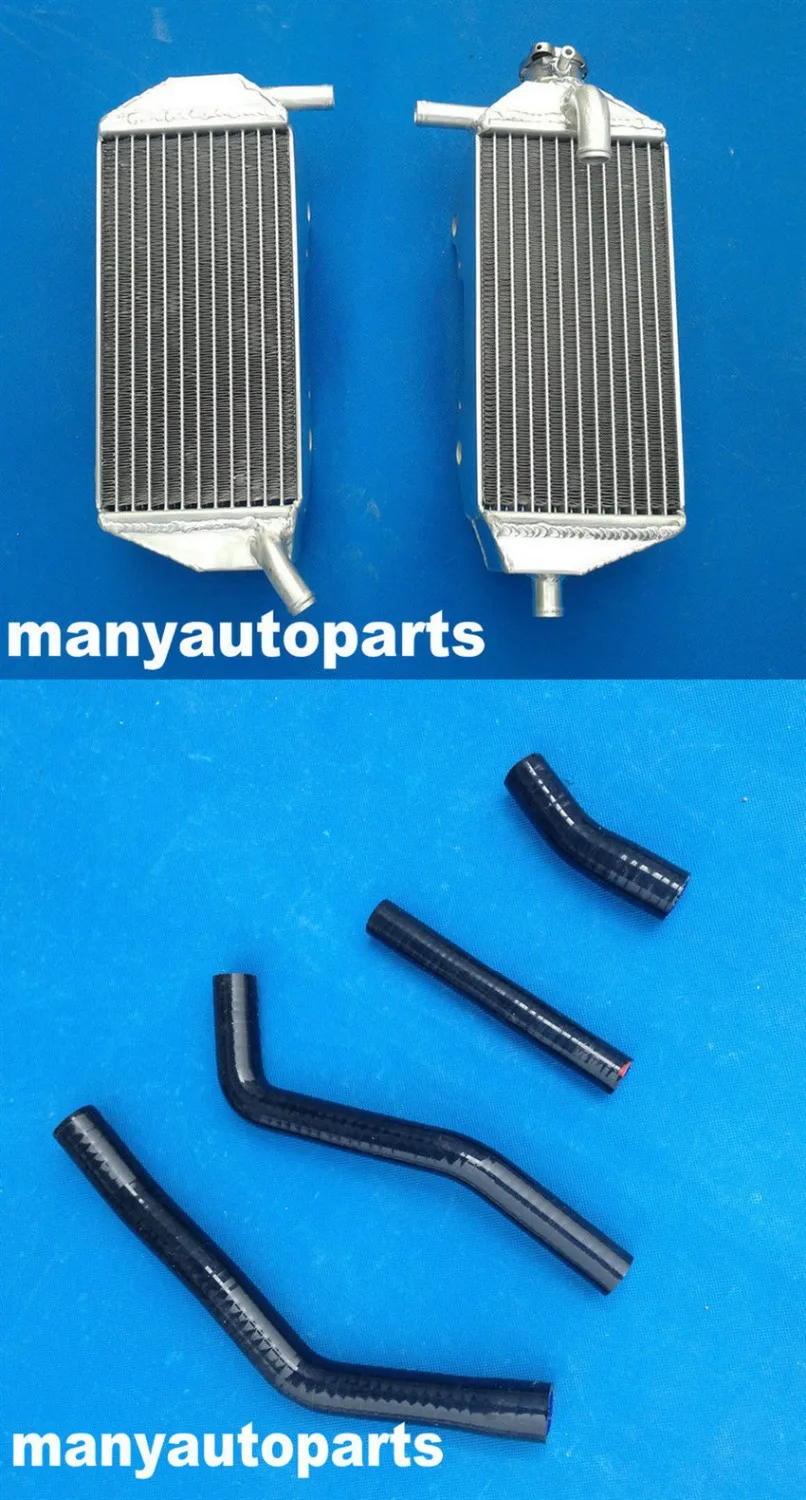 Для YAMAHA YZF450 YZ450F YZ 450 F 2010 2011 2012 2013 алюминиевый радиатор с синим шлангом | Автомобили
