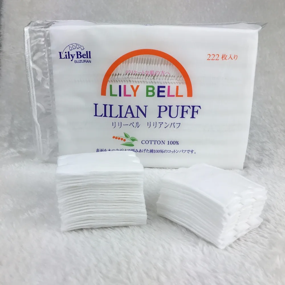 Органический Хлопок Puff 222 шт. Beauty чистого хлопка лица Макияж
