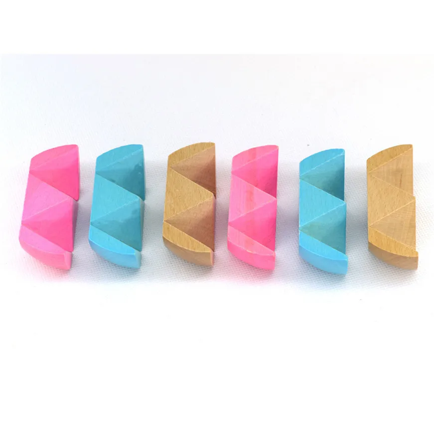 Пазлы для детей новые 3D деревянные игрушки IQ Brain Teaser Обучающие Детские пазлы игры