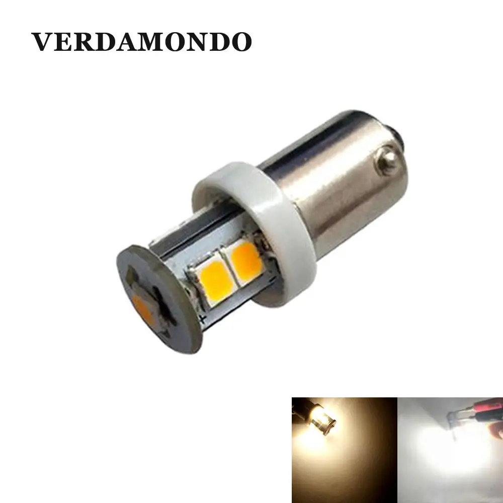 4 шт. BA9S T4W Автомобильный светодиодный лампы 7 2835 SMD Клин боковые габаритные