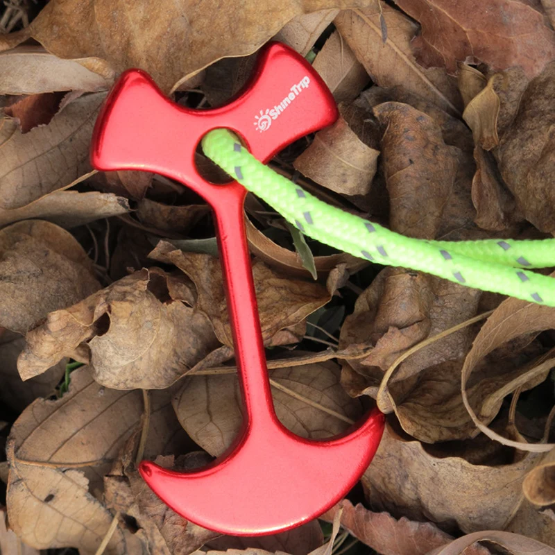 4 шт./лот алюминиевый сплав походный Кемпинг рыбья кость якорь палатка колышки