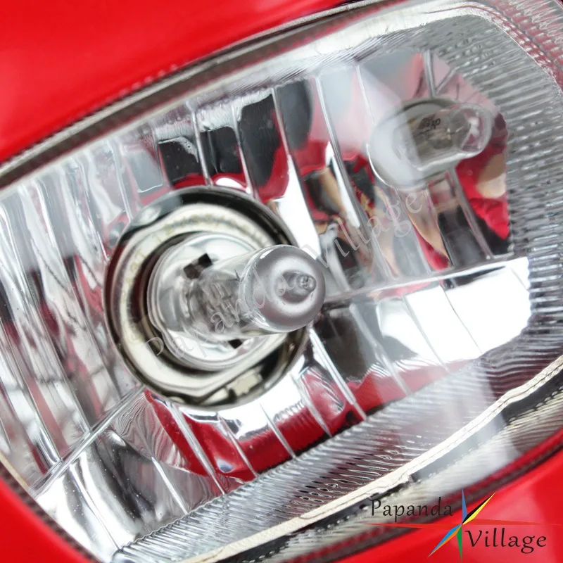 Red Dual Sport Motorcycle Headlight Fairing Enduro Motocross Dirt Bike For Yamaha Honda CRF 230F 50F CRM FMX CR XR |