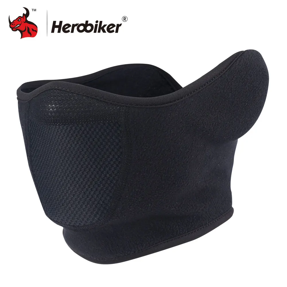 HEROBIKER мотоциклетная маска ветрозащитная мотоциклетная велосипедная маска мотоциклетная теплая маска для лица черная Балаклава