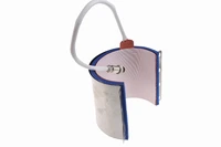 sublimation mug press machine accessory 7 5cm 11oz standard size cylinder shape silicone mug heating padmat for st 210