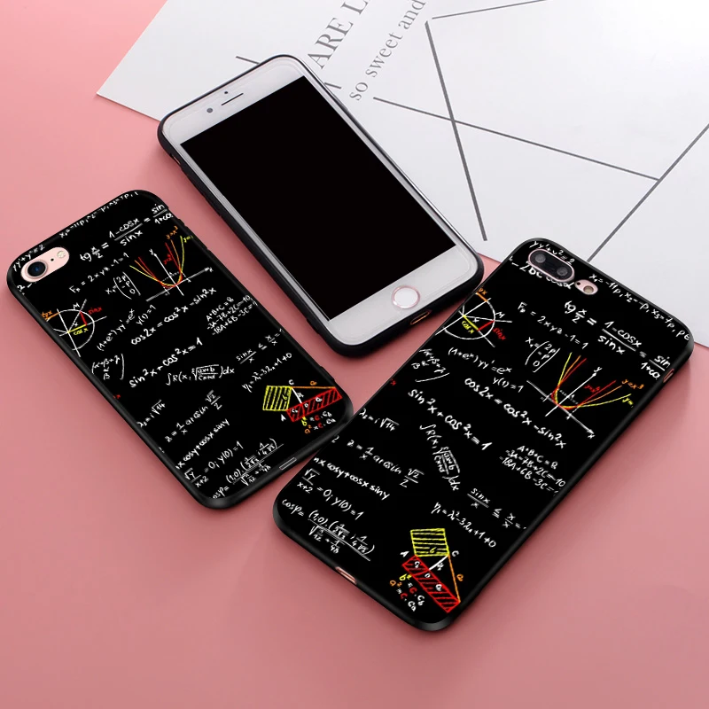 Чехол для телефона с геометрическим узором математическое уравнение Huawei P Smart P10
