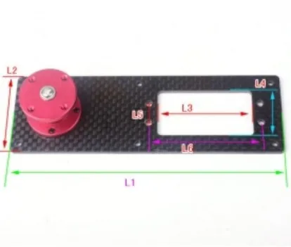 Вертикальное Крепление для руля из углеродного волокна/лоток самолета 20 50 куб.