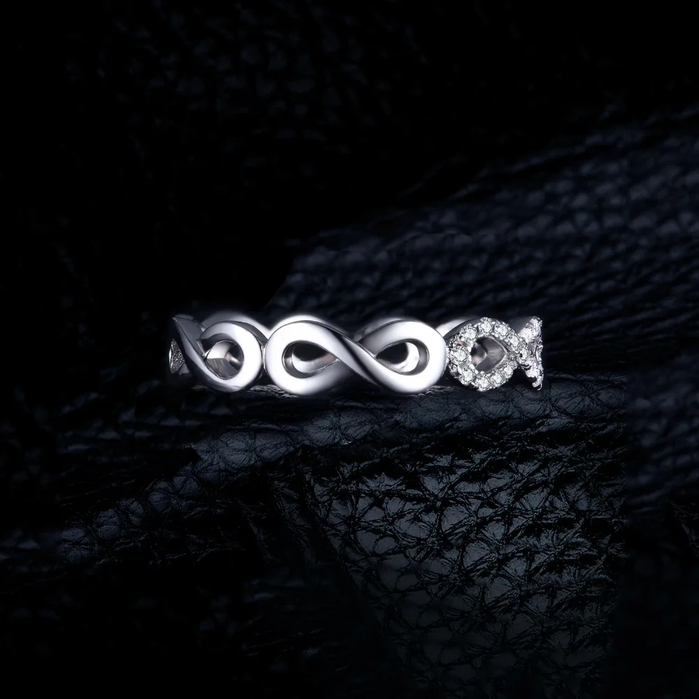 JewelryPalace Бесконечность Forever Love юбилей обещание кольцо чистый 925 пробы серебряные ювелирные изделия для женщин подарок