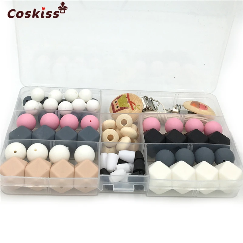 4 коробки Детские Прорезыватели для зубов деревянная модель зажим