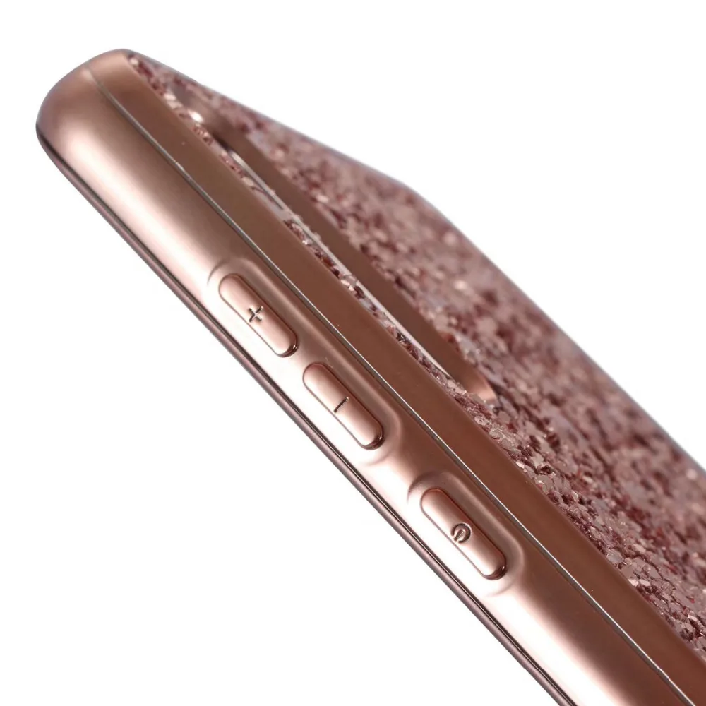 Блестящий порошок чехол для телефона huawei P20 Pro Lite Мягкий ТПУ задняя крышка Conque |