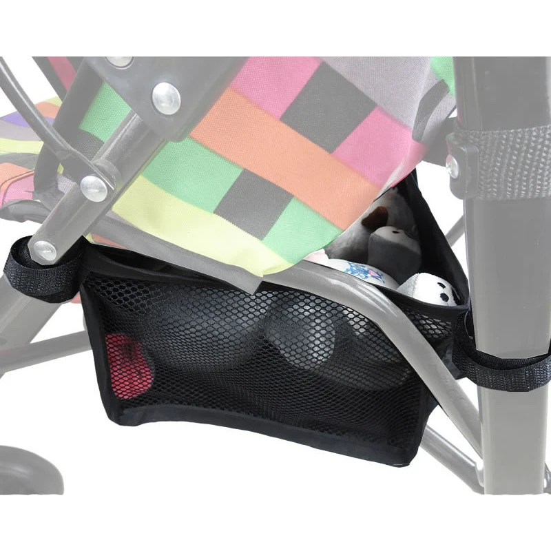 

Baby Carriage Basket for Stroller Hanging Basket Infant Stroller Accessories Pram Bottom Basket Portable Organizer Bag