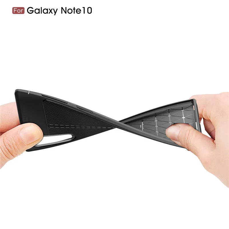 Alxun для samsung Galaxy Note10 Pro Чехол кожаный роскошный мягкий TPU Ультра модный
