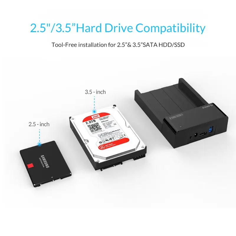 6518Sus3 V2 3 5 дюймов Usb3.0 Hdd корпус Esata к Usb 0 Ns1066X Ssd док станция высокоскоростной ящик