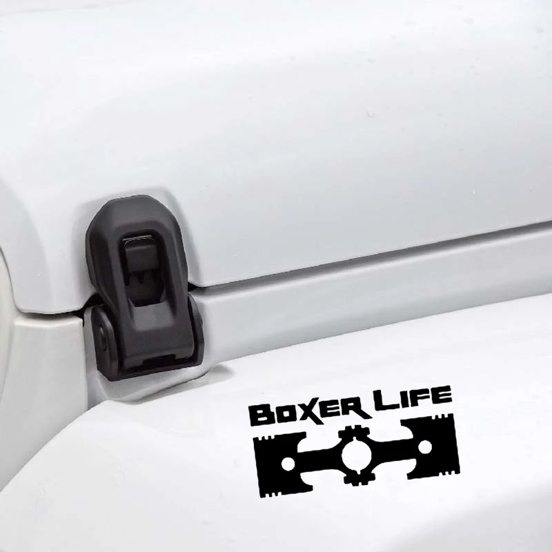 YJZT 14 см * 6 BOXER LIFE оригинальные виниловые наклейки для стайлинга автомобиля