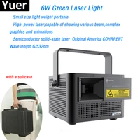 6w green laser light high power beam graphics animations effect green laser diode verde dmx512 for wedding bar disco stage light