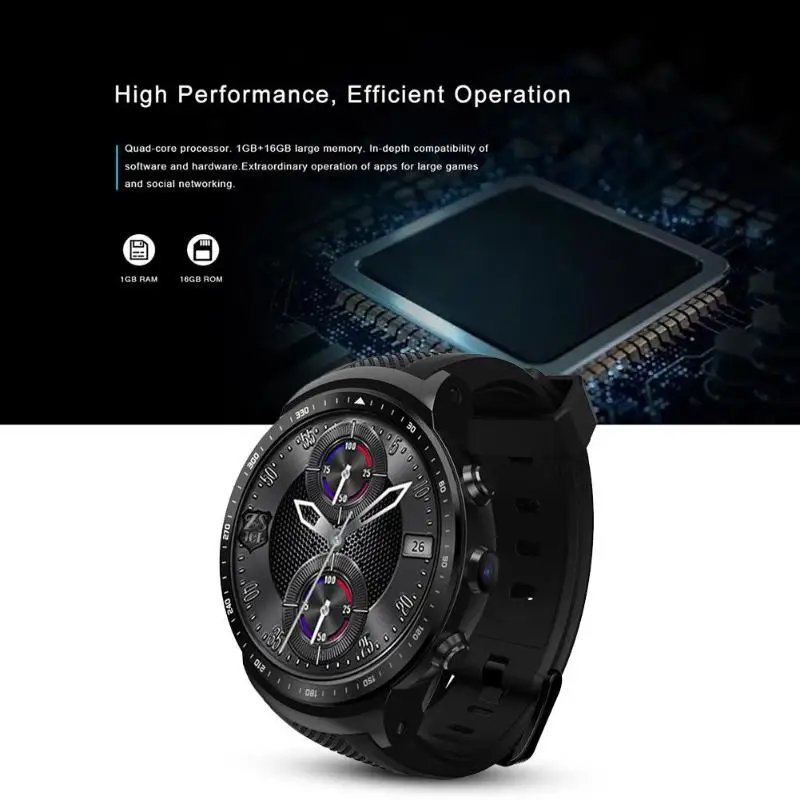 Zeblaze Thor PRO 3g gps Смарт-часы телефон 1,5" Android 5,1 четырехъядерный 1 ГБ 16 ГБ МП камера монитор сердечного ритма спортивные умные часы