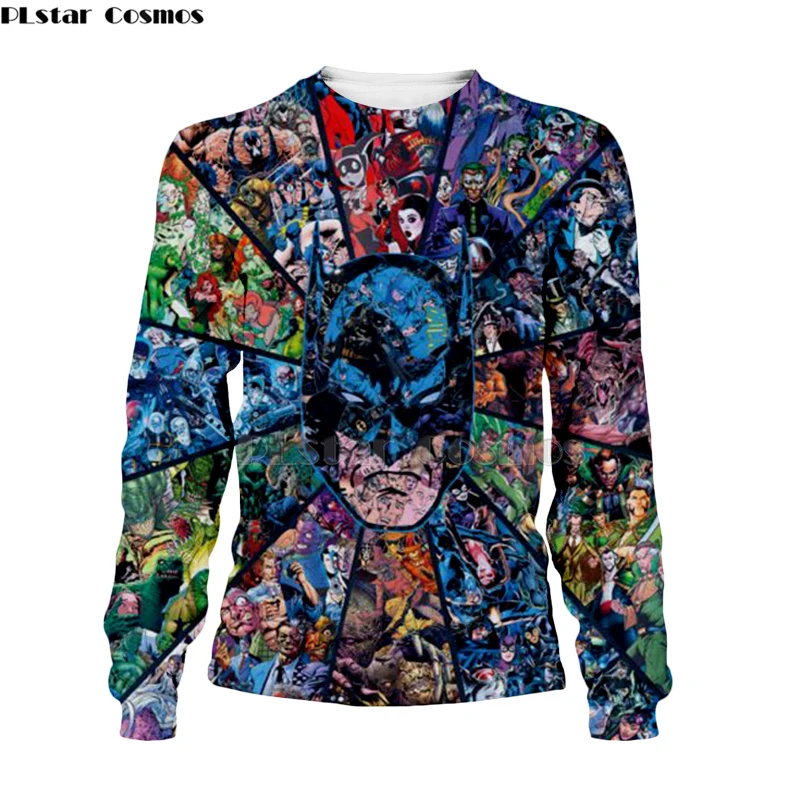 PLstar Cosmos DC comic Бэтмен Супермен футболки 3D толстовки/Толстовка/куртка для мужчин и женщин новые уличная одежда Harajuku-3