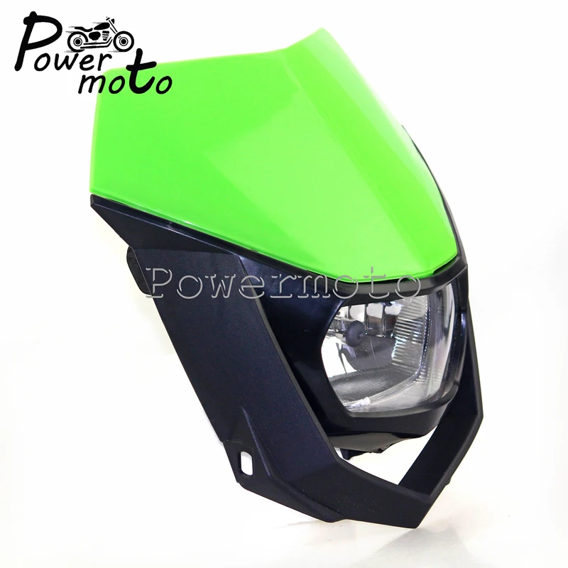 H4 12 в 35 Вт Enduro MX гоночные фары для кроссового мотоцикла внедорожная фара Kawasaki KX450F