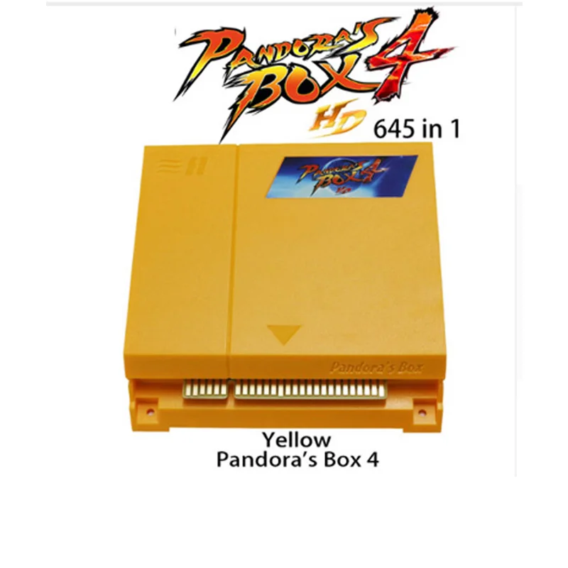 Новое поступление Pandora Box 4 645 в 1 JAMMA аркадная игра картридж/JAMMA, разные игры плата поддержка CRT и lcd для аркады
