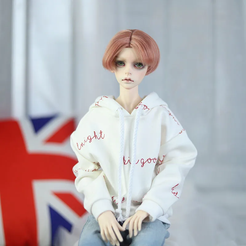 BJD кукольная одежда, Весенняя новинка, Спортивная толстовка с капюшоном, 2 цвета, подходит для 1/4 1/3 MSD DD, аксессуары для куклы