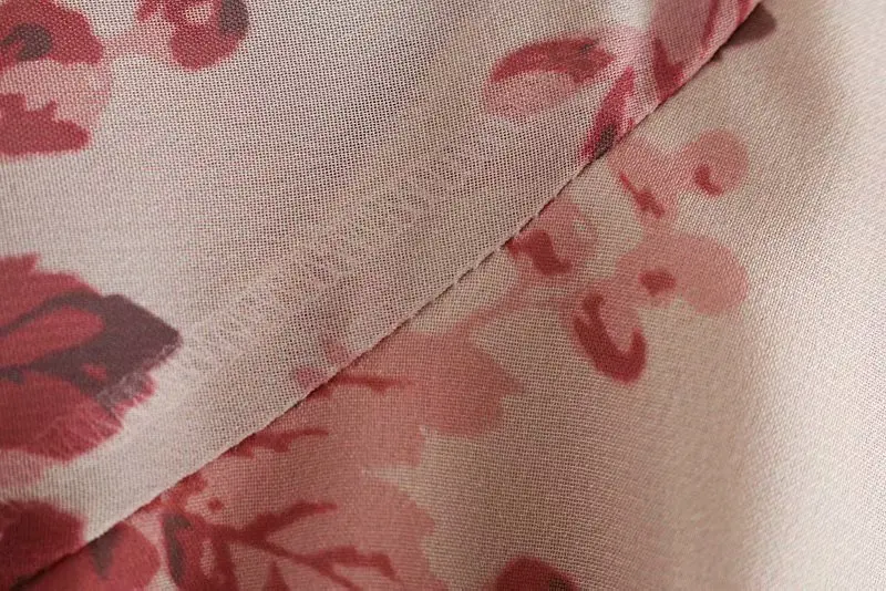 Boho женские комбинезоны кружева с цветочными рисунками короткие гофрированное обернутое летнее коcтюм с длинными рукавами Свободный женский вырез с оборками комбинезон