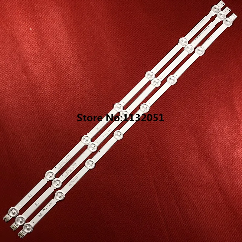

1set=3PCS for LG 32inch LCD backlight 6916L-1204A A16916L-1426A B1 6916L-1205A A2 6916L-1105A A1 (2PCS=7LED+1PCS 8LED )