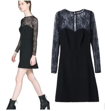 Кружевное платье с баской и цветочным принтом Vestidos сексуальное короткое