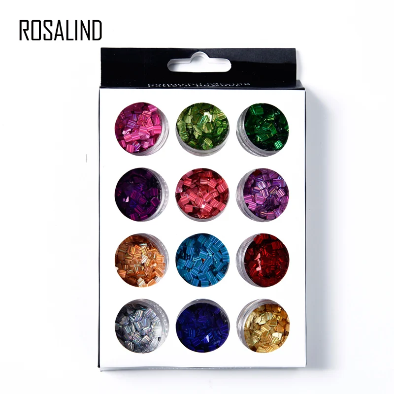 N5138 ROSALIND Шпильки для ногтей 3D Стразы для дизайна ногтей смешанные аксессуары в колесиках для самостоятельного маникюра инструменты для ногтей - Цвет: N5138