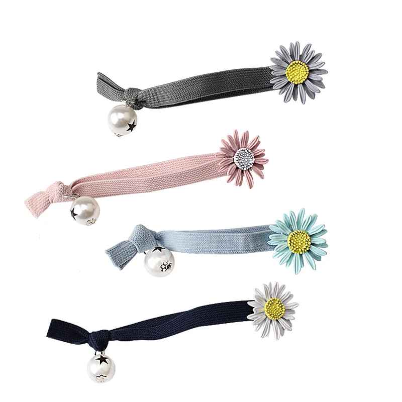 ММИСМ Корейская милая упругая резиновая резинка с жемчужинами и звездами для повседневного использования волосы, аксессуары для головы для женщин, уплотнительные кольца.