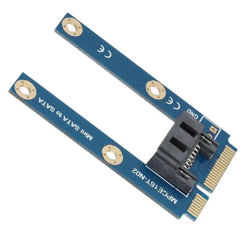 Msata Ssd на Sata жесткий диск адаптер плата для карт Поддержка полной и половинной