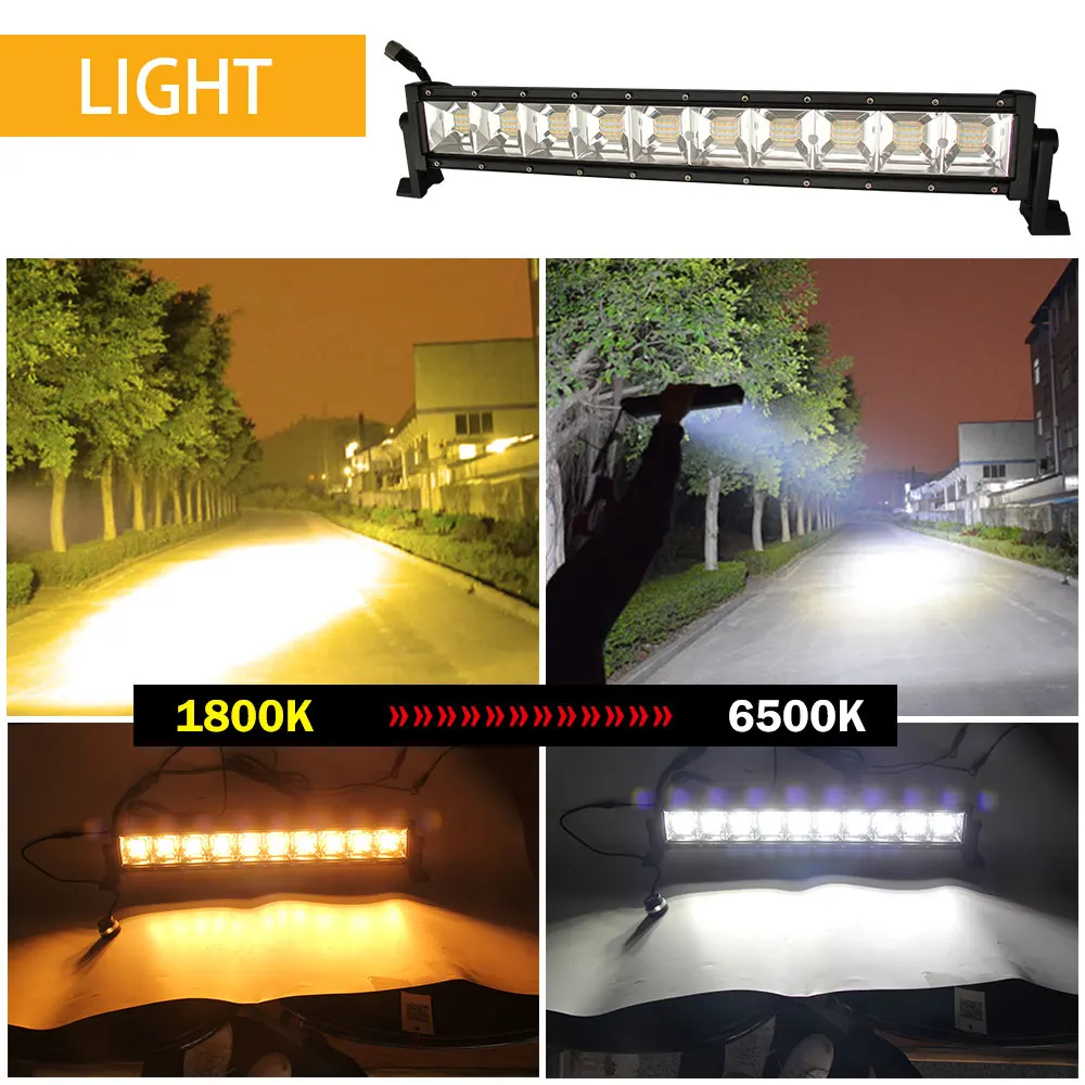 CO LIGHT 22 &quotсветодиодная фара для внедорожника Светодиодная панель 120 Вт янтарная