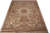 Savonnerie  Oriental Hand-woven Wool Rug Floor For Bedroom Living Room Bedroom Household Circular Areachinese aubusson rug