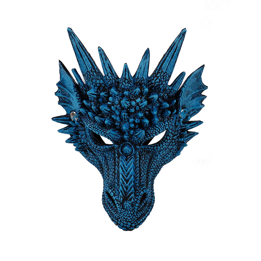 Новый злой Дракон маска 3D животных пены ПУ Лун китайский костюм дракона для