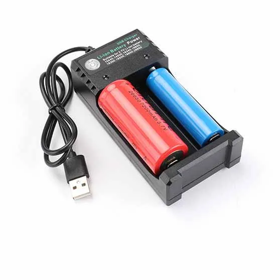 Портативное зарядное USB-устройство 3.7 В 18650 литий-ионный аккумулятор независимая