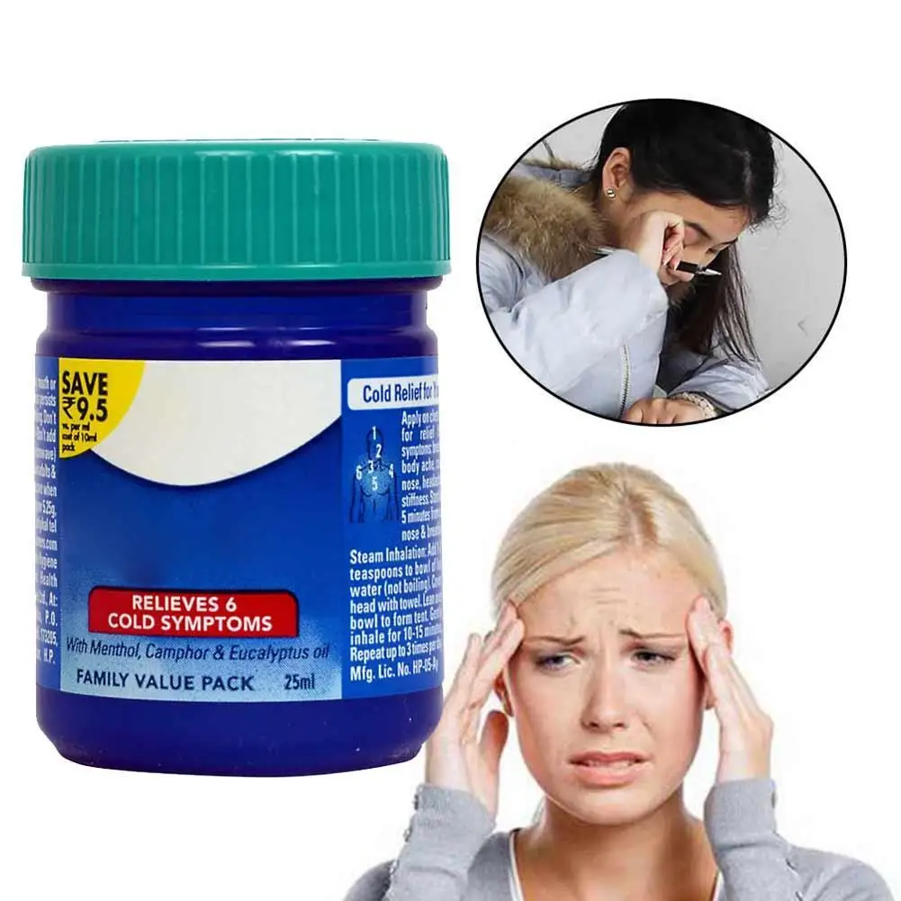 

Белая зубная боль с охлаждающим паром, зубная боль, головокружение для защиты от комаров, эфирное масло тигра, бальзам, мазь