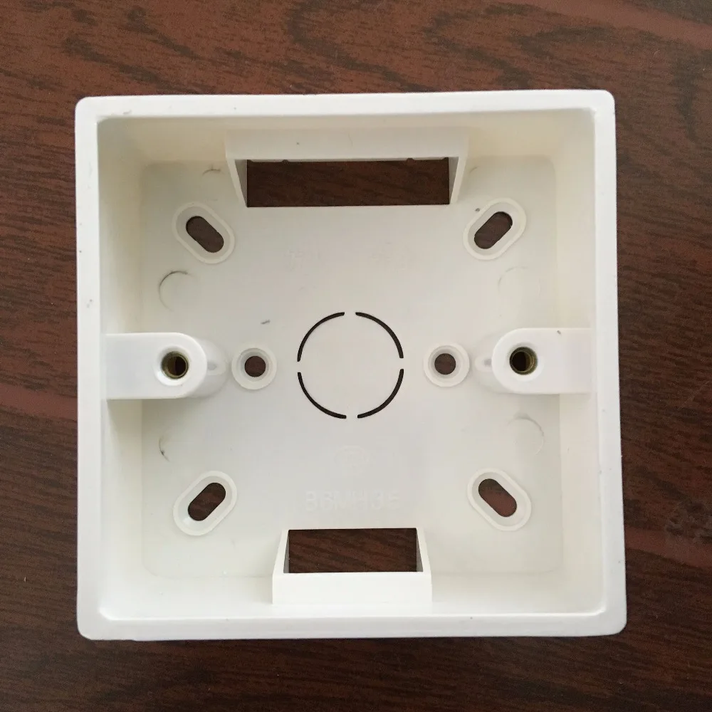 86mm x Home Office Plastic Back Box Junction for General Using Wall Switch Push Button Square Panel Socket Face Plate | Инструменты