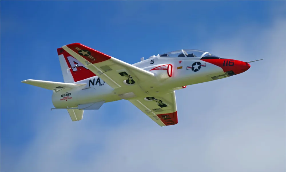 Радиоуправляемый самолет FMS 70 мм T45 T 45 тетеревятник импеллер EDF Jet большой масштаб
